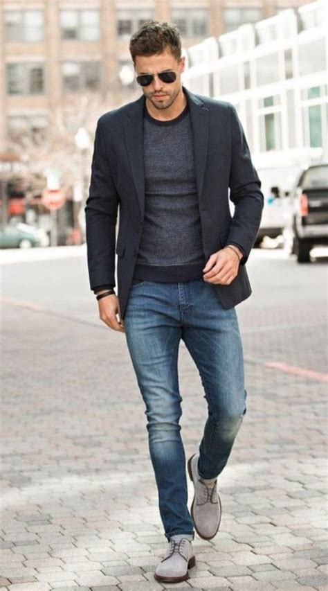 casual blazer for jeans.